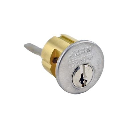 Corbin Russwin Conventional 6 Pin Rim Cylinder with 2" Tailpiece and 67 Keyway Satin Chrome CR300020062667